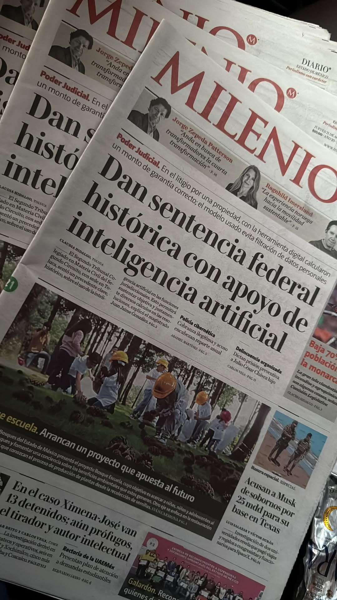 Estamos en primera plana