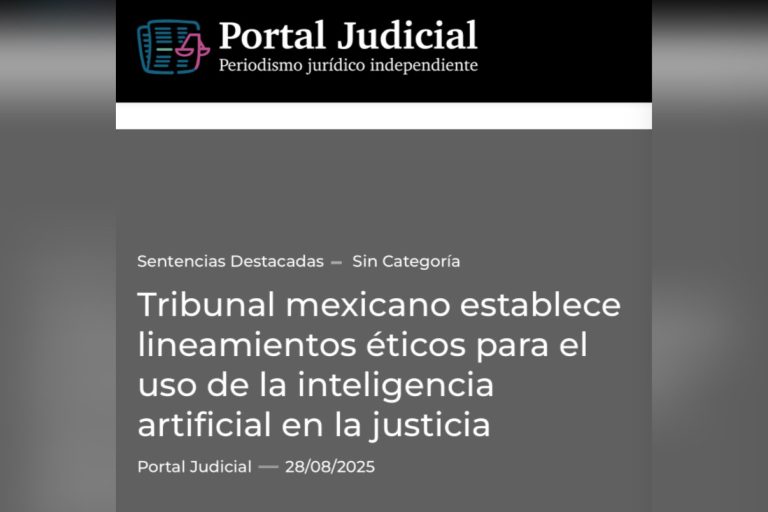 Tribunal mexicano integra IA en una sentencia