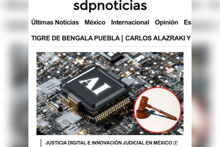 Justicia digital e innovación judicial en México: el primer precedente sobre uso de IA